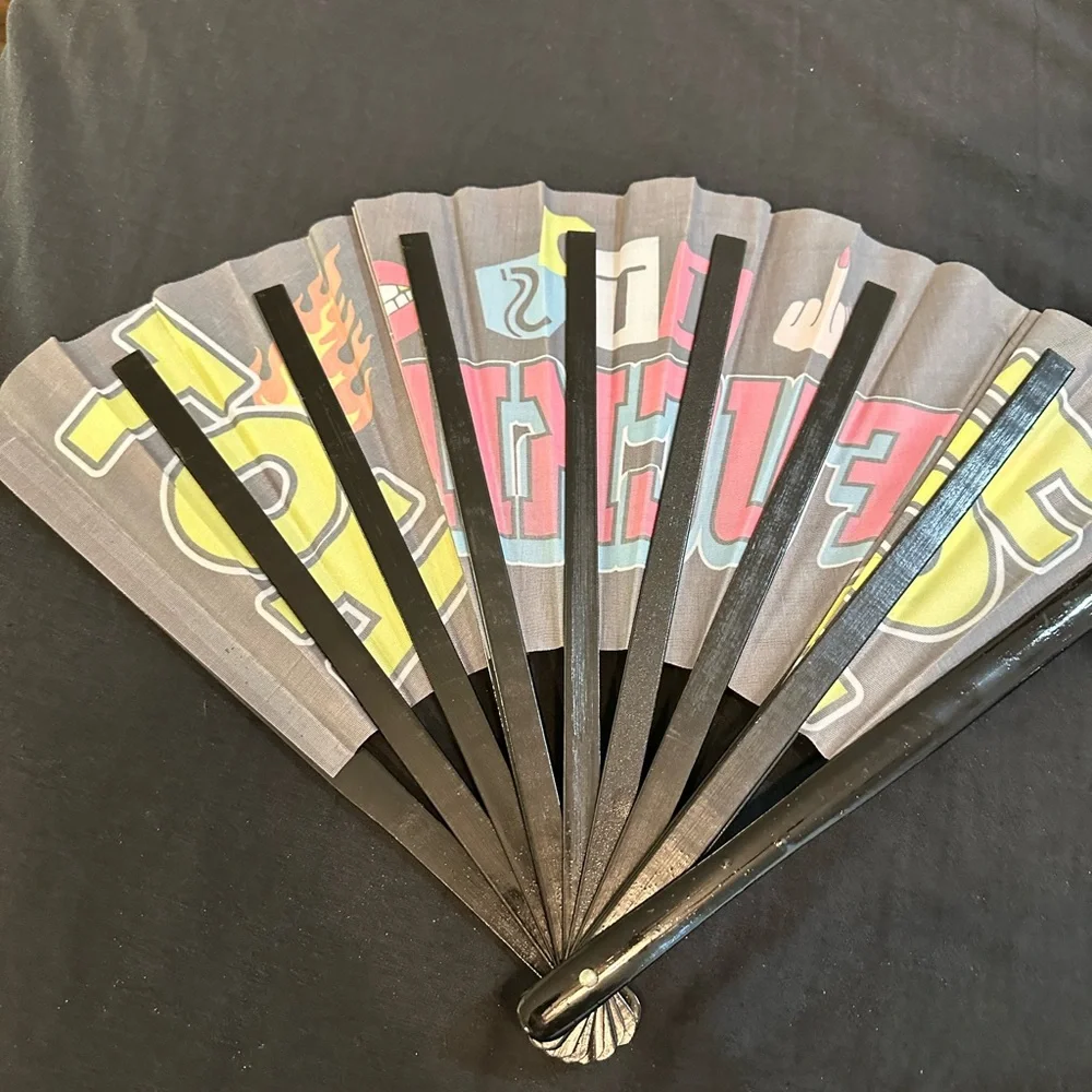 It’s Hot! Colorful Party Fan